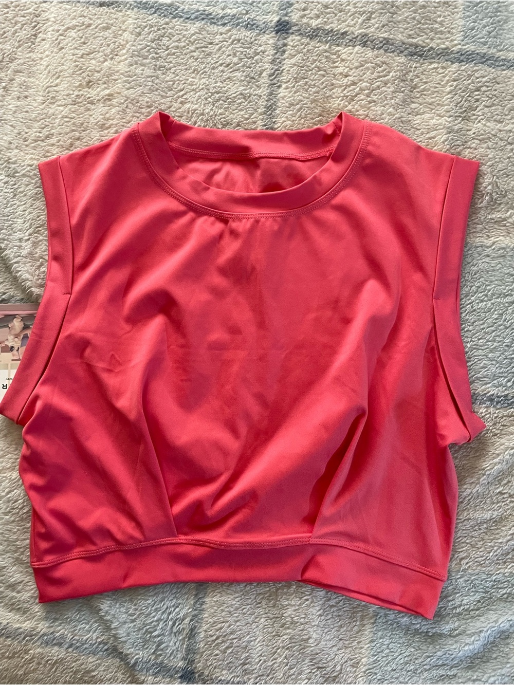 HALARA Coral Pink Sleeveless Athletic Tank